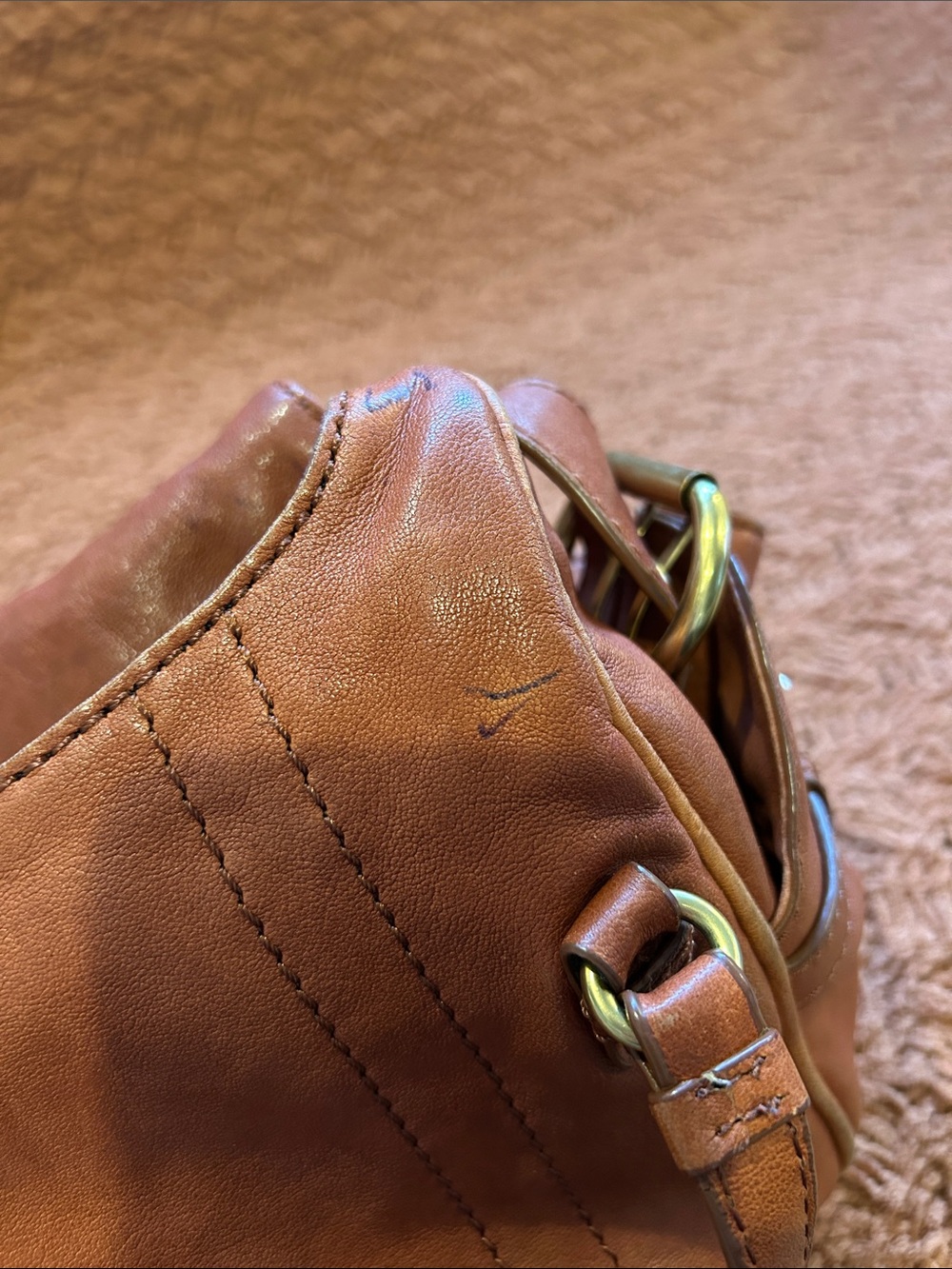 Marc by Marc Jacobs Brown Leather Shoulder Bag - Picture 5 of 10